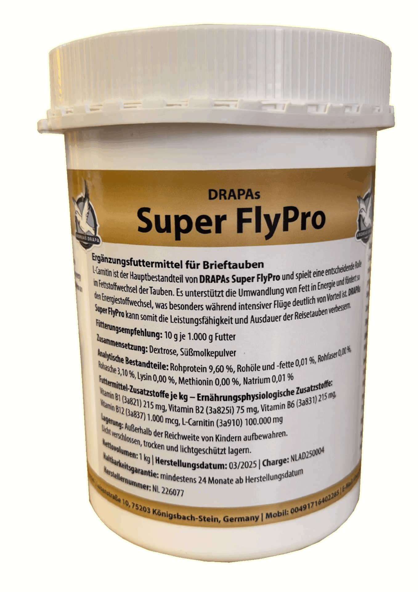 Drapa Super FlyPro für Tauben